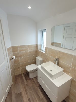 Bathroom completely refurbished chelmsford 5